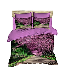 Çift Kişilik 3 Boyutlu 4 Parça Pamuk Saten 3D Nevresim Takımı